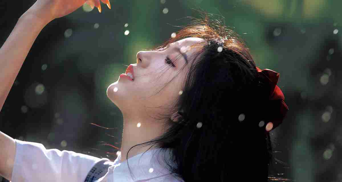 清纯 森系 抬头