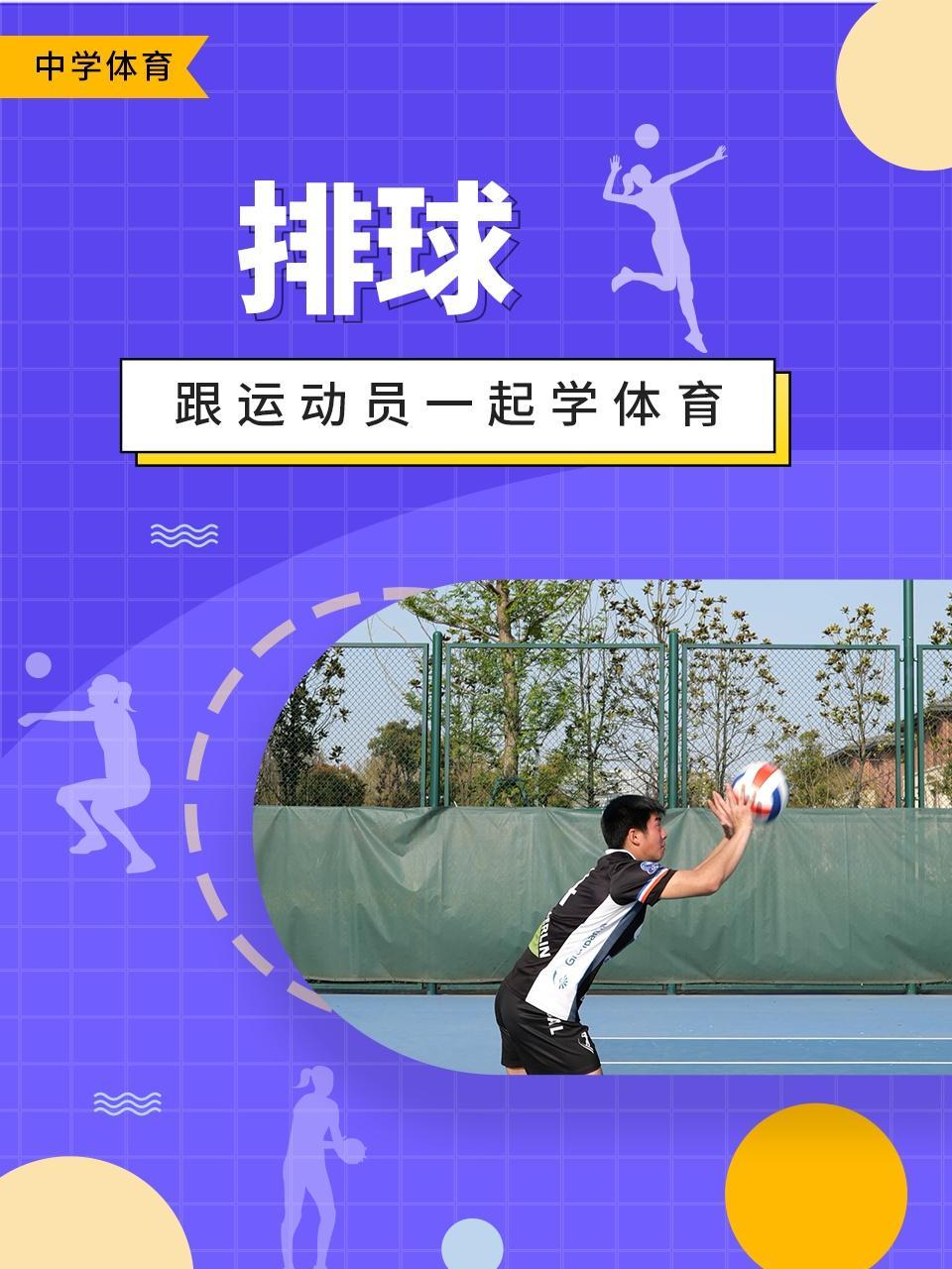 跟运动员一起学体育：排球