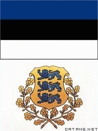 爱沙尼亚国旗_360百科