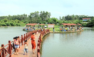 火山泉休闲农庄垂钓项目,欢乐尽享