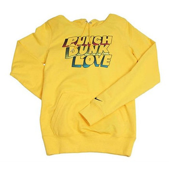 <em>耐克</em> <em>NIKE 女装卫衣</em> 女款黄色字母印图休闲长袖