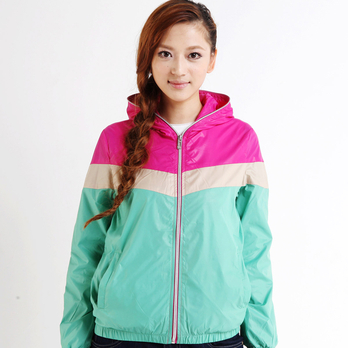 唐狮 女拼块尼龙外套 - 卫衣\/女士上衣\/女装 - 36