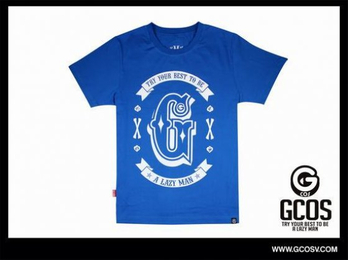 官方GCOS 2012 T恤 蓝色 包邮 潮牌 独特 个性