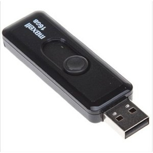 AXELL 麦克赛尔 经典系列 USB2.0 U盘 16G 黑