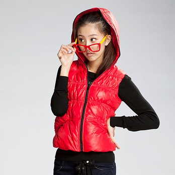 <em>森马Semir</em> 冬装新品女装连帽百搭<em>羽绒</em>背心<em>马甲</em>