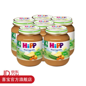 HiPP喜宝 欧洲原装进口婴幼儿辅食 混合蔬菜泥