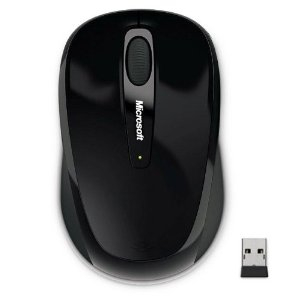 Microsoft 微软无线蓝影便携鼠标3500(钢琴黑