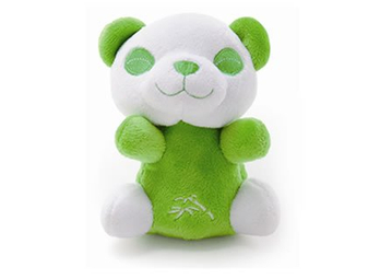 台湾Amy carol 狗狗玩具 熊猫系列 绿色功夫熊