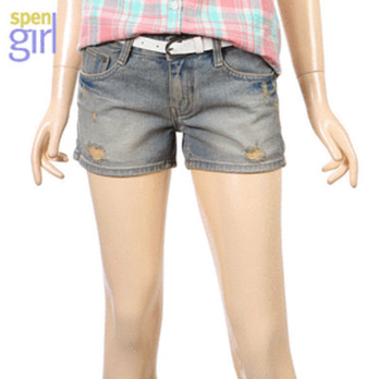 spengirl <em>女士紧身</em>牛仔<em>短裤</em> 347696022(韩国直