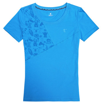 【夏降到底】乔丹女装 2013夏新款圆领短袖t恤