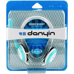 DANYIN 电音 DH983 后挂式耳机 蓝色 - 耳机\/耳