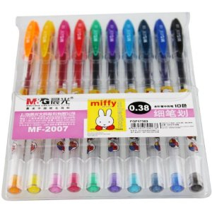 M&G 晨光 细笔划 MF2007 全针管中性笔 十色