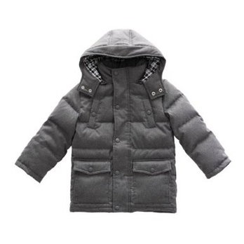 Annil 安奈儿 男童羽绒服 中大童儿童中长款羽绒