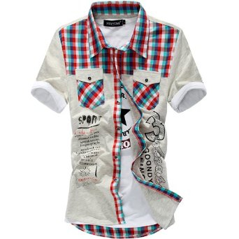 2013男式新款夏装 男士短袖衬衫 半袖男衬衫 休