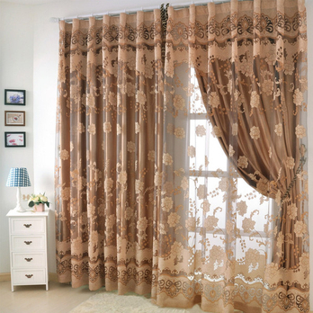 唯丝桃 温馨卧室 甜美蕾丝成品窗帘 可定制 - 窗帘\/床品\/窗帘\/布艺\/家居生活 - 360购物