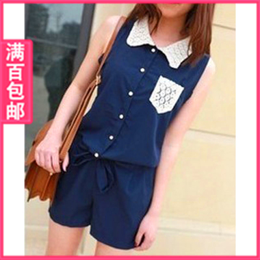 高中学生闺蜜装夏装<em>连体</em>裤<em>女装</em>夏新款连体衣女