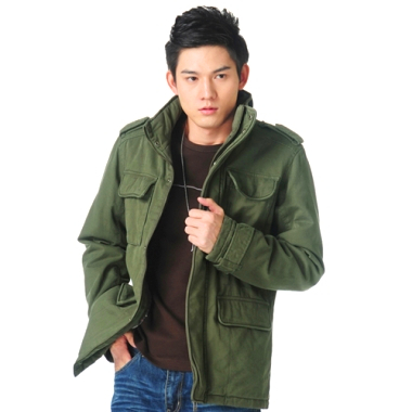 2012秋装新款 真维斯 <em>男装</em> <em>格子</em>棉衣<em>外套</em>