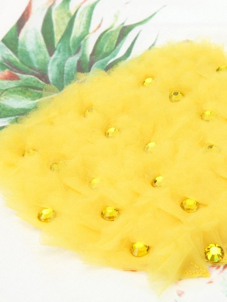 菠萝t恤哪种好 立体小菠萝短款t恤牌子同款