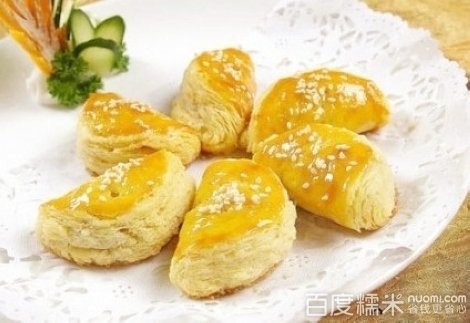 榴莲酥!新鲜榴莲果肉,软滑馅心,金黄诱人,松化