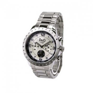 850元D&G男款白色钢带手表DW0191,网购,网