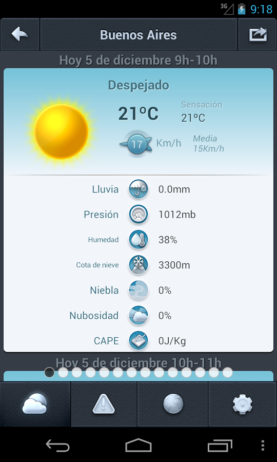 El Tiempo en Argentina 14 días截图12