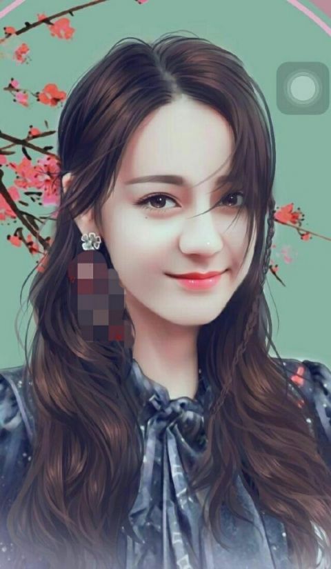 当红女星的唯美手绘图,迪丽热巴排倒数第二,最