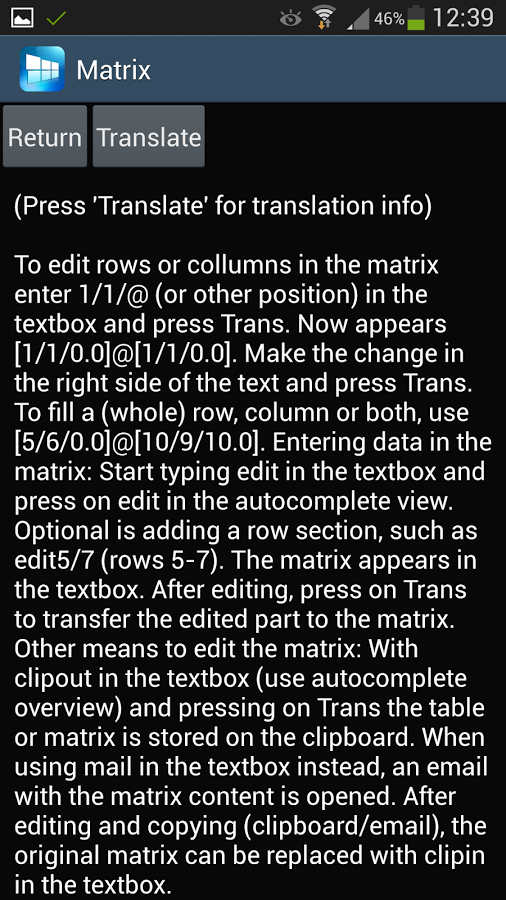 矩陣的科學計算器截图6