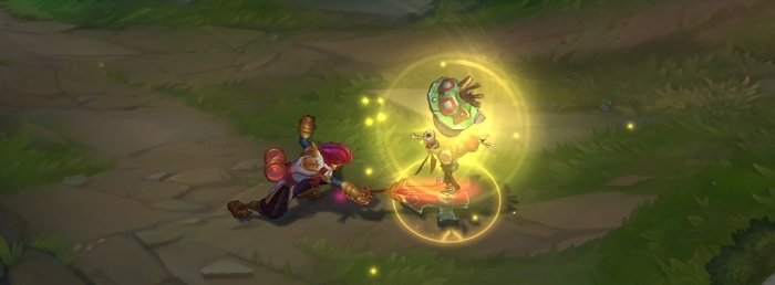 LOL SKT S6冠军皮肤T1艾克原画及特效截图 猜