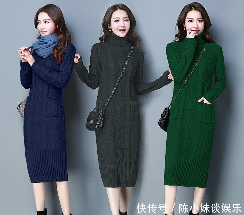 19年流行一种裙,叫衣服裙,a衣服靓丽,70后配大情趣高透图片毛衣图片
