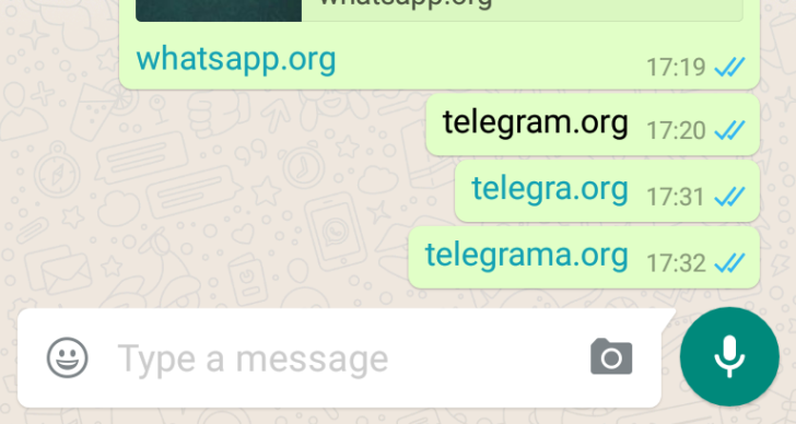 whatsapp在其安卓应用中封杀telegram链接