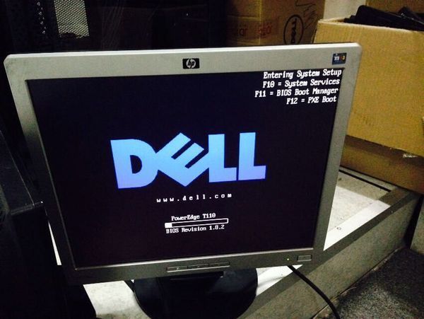 dell服务器开机