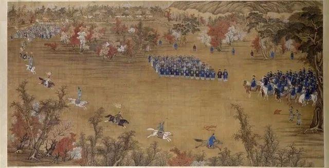 福羲国际展览艺术馆:高清古画局部放大后,局部细节鉴赏