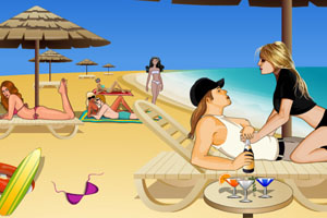 高帅富海边泡妞,高帅富海边泡妞小游戏,360小