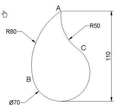 用CAD怎样画几个圆弧的过渡?_360问答