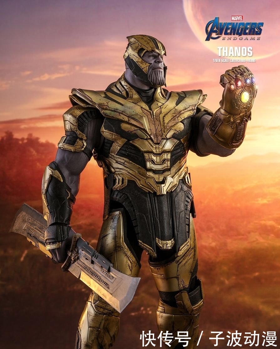 《复联4》钢铁侠新战甲曝光,灭霸新武器威力无