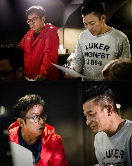 谭咏麟晒刘德华合影华仔伤未愈开工录新歌还记得至尊无上