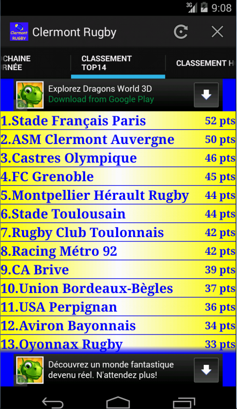 Clermont RUGBY截图21