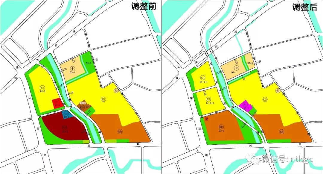 南通主城区部分地块规划调整