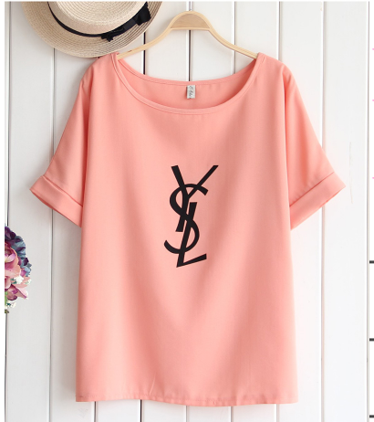 米黄色上衣+粉色裤子