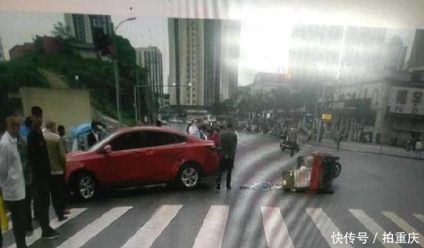 重庆大爷开三轮逆行闯红灯, 反抱怨对方不让行