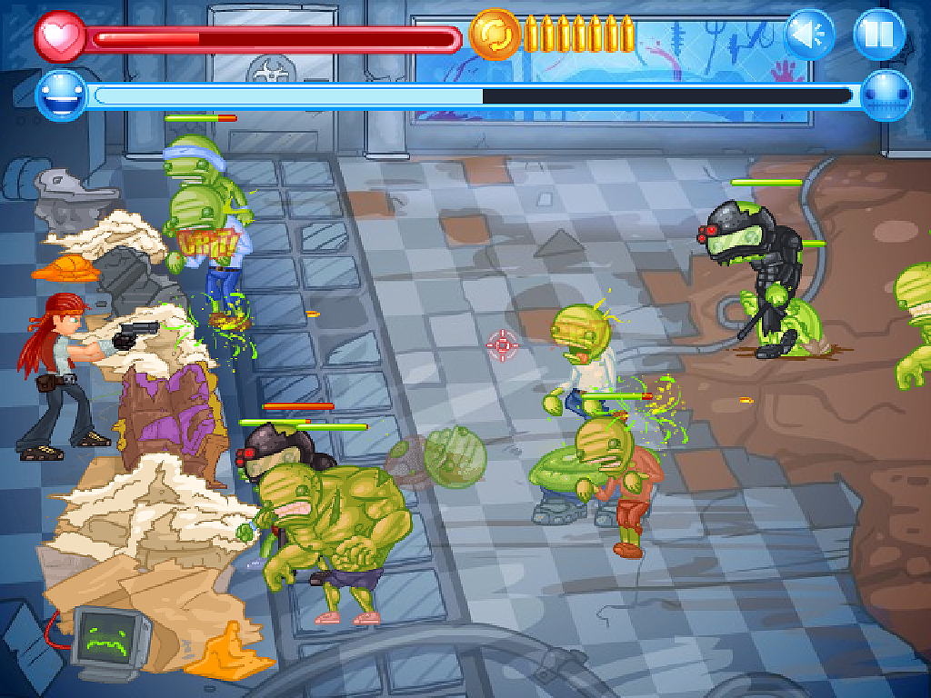 Zombie Defense - CraZ Outbreak截图1