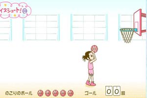 女生投篮,女生投篮小游戏