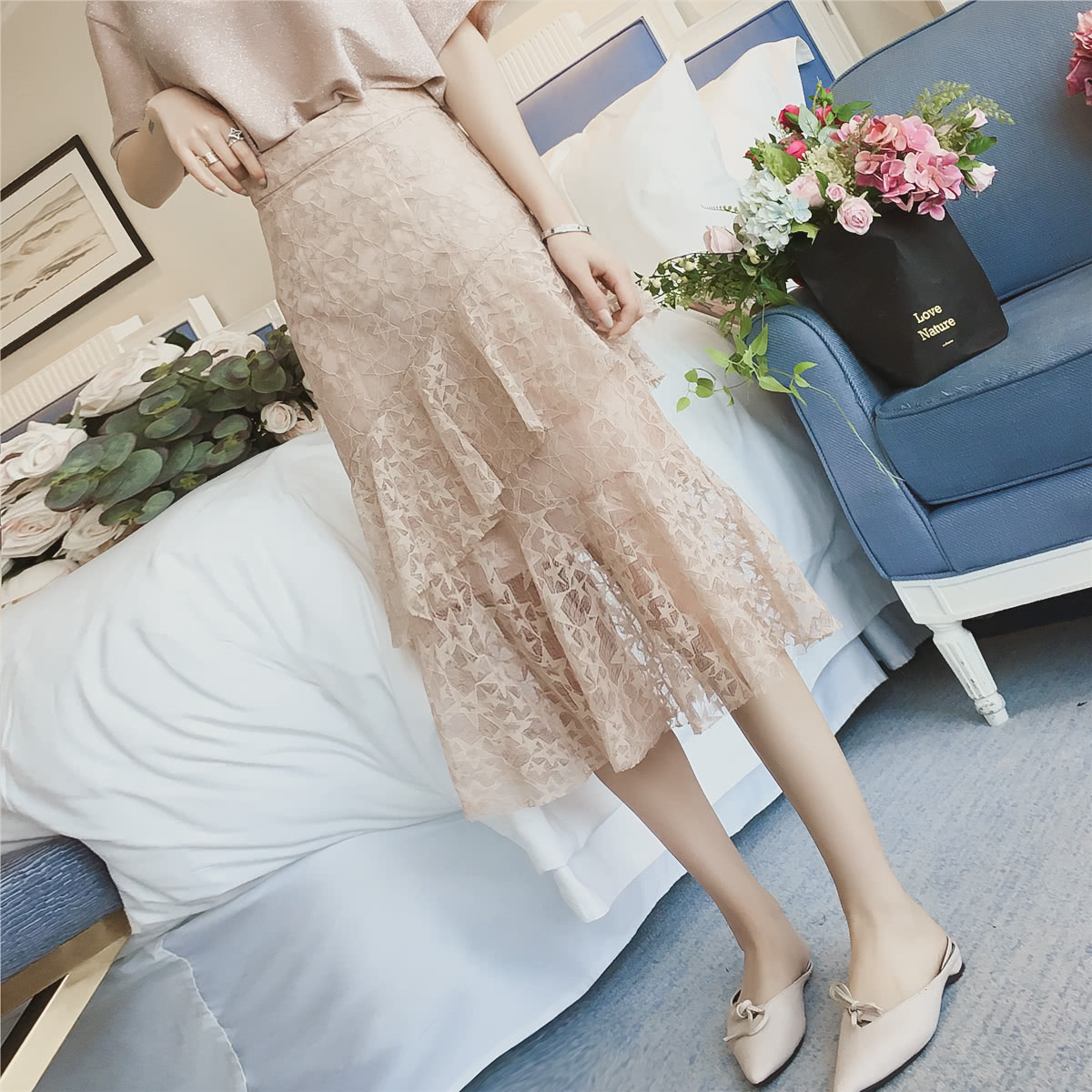 2018年时髦气质半身裙,这个春天就要这么穿。