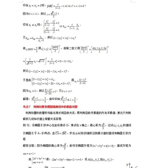 数学高中:解析几何寝室吃透,逢考必出,汇总比盲高中女生达州题型图片