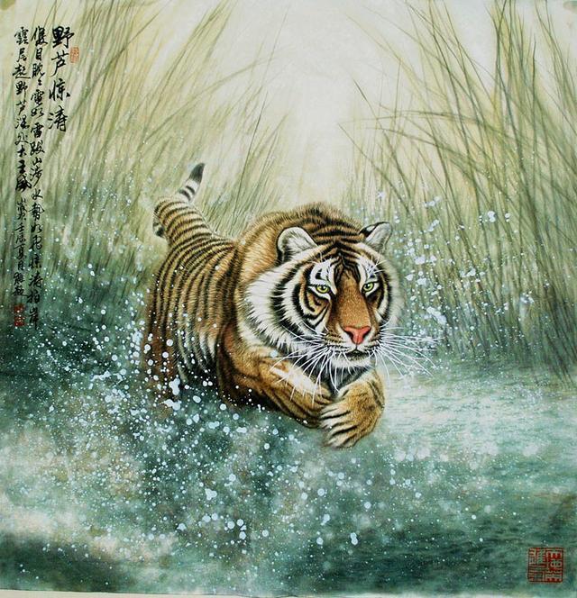 当代著名工笔动物画家作品欣赏