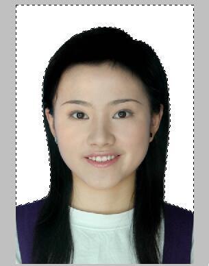 怎么用ps里面的颜色替换工具来把一寸照的底