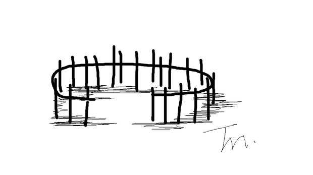围栏怎么画