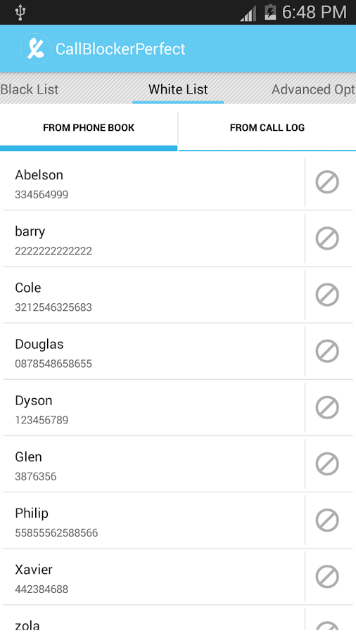 CallBlockerPerfectFree截图2
