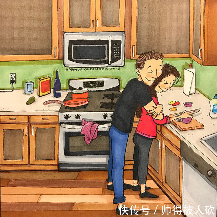 11 张情侣同居生活漫画,甜翻了!