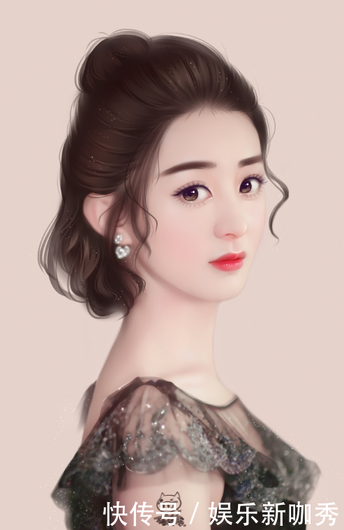 漫画版赵丽颖 美丽似仙女